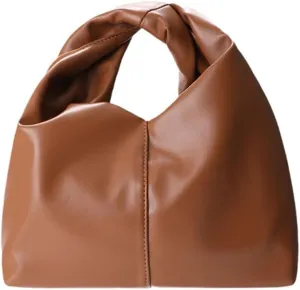 Clutch Purses for Women Cloud Bag Dumpling Bag Ruched Hobo Knotted Handbag Soft Pu Faux Leather Bag Y2k Purse Trendy