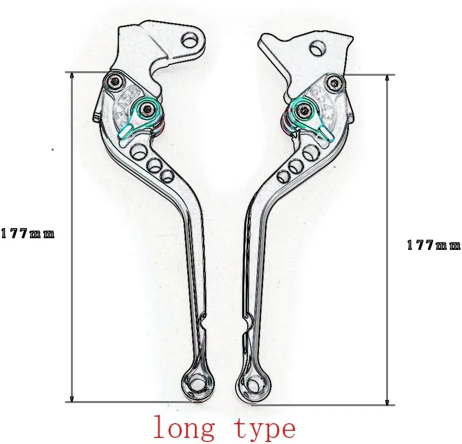 CNC Clutch Brake Levers Fit for RE Scram 411 2022-2023/650 Interceptor Continental INT-650 GT650 GT 650 Adjustable