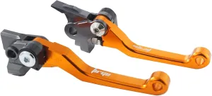 CNC Motorcycle Billet Foldable Pivot Clutch Brake Lever Handle for SX XCW XC SX-F XC-W XC-F XCF-W EXC-F 125 150 250 300 450 500 Dirt Bike (l83r83)