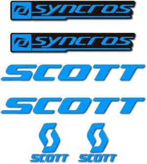 Compatible Stickers for Syncros Scott Bike Frame