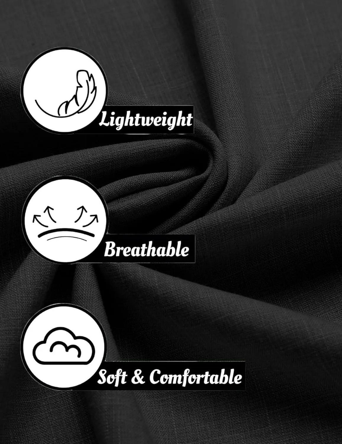 COOFANDY Mens Linen Shirt Short Sleeve Button Down Shirts Casual Plaid Collar Summer Beach Shirts