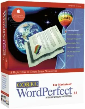 Corel WordPerfect 3.51 Combined/Competitive Upgrade for Macintosh