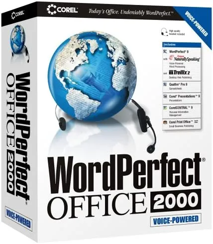 Corel WordPerfect Office 2000 Voice-Powered Spanish Upgrade