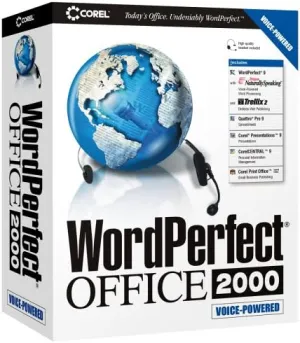 Corel WordPerfect Office 2000 Voice-Powered Spanish Upgrade
