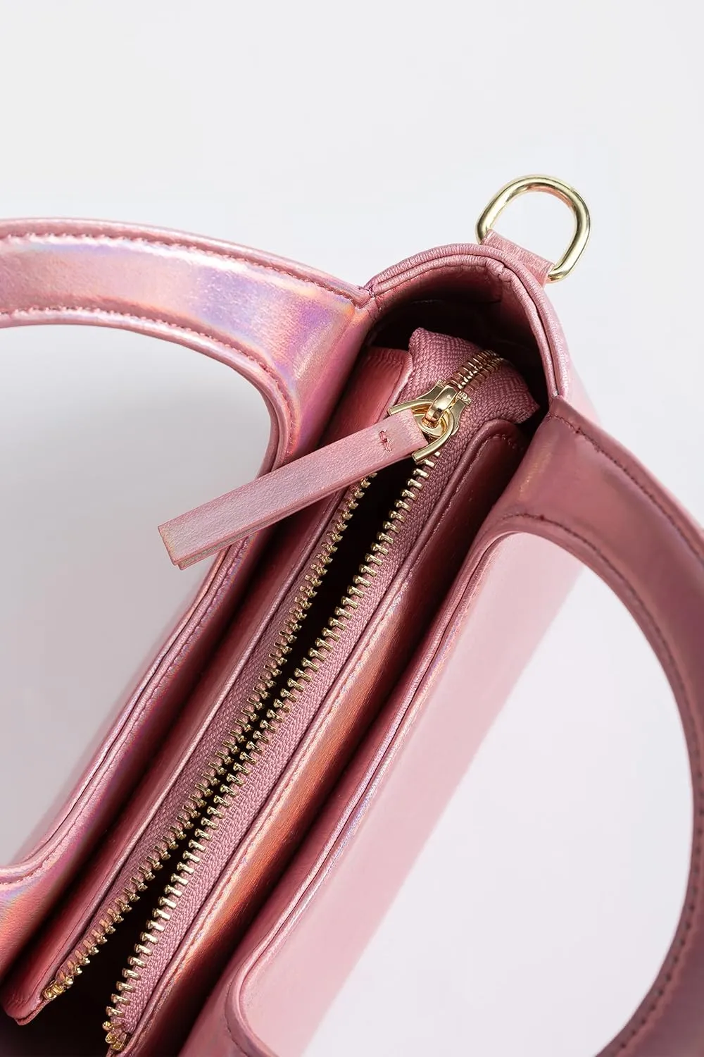 Coucoland Clutch Purses for Women - Cute Evening Bag Shiny Leather Top-handle Hobo Handbag for Wedding Cocktail Party