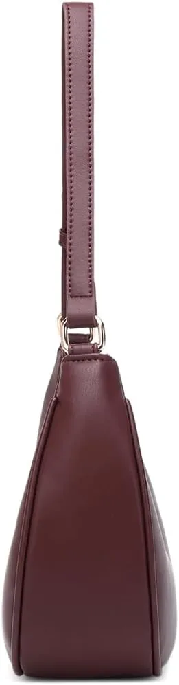Crescent Shoulder Bags for Women Cute Hobo Tote Handbag Under the Arm Purses Mini Clutch Purse with Zipper Closure