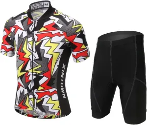 Cycling Jersey Kids,Short Sleeve Cartoon Road Mountain Bike Jersey Set/Top/Short
