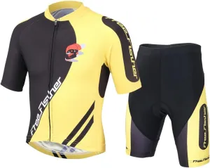 Cycling Jersey Kids,Short Sleeve Cartoon Road Mountain Bike Jersey Set/Top/Short