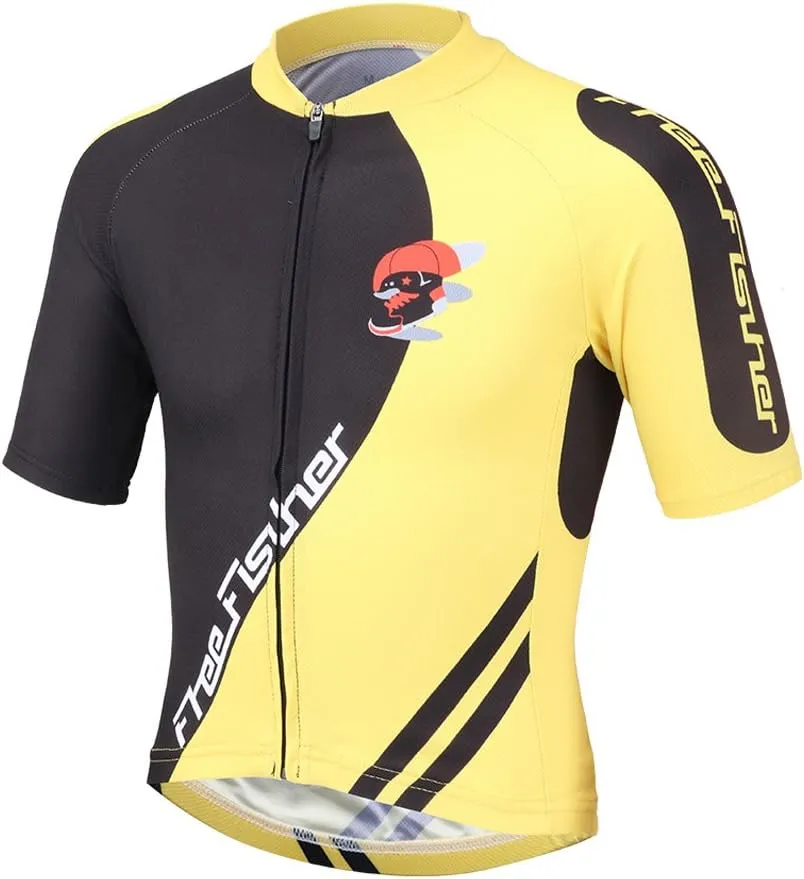 Cycling Jersey Kids,Short Sleeve Cartoon Road Mountain Bike Jersey Set/Top/Short
