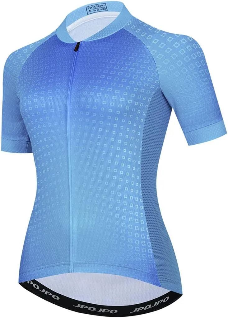 Cycling Jersey Women, Road & Mountain Ladies Bike Shirt, Bicycle Biking Tops S-3xl