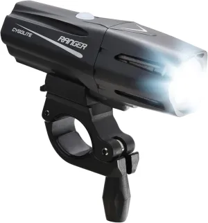Cygolite Ranger – 1,200 Lumen Bike Light – 5 Night & 3 Daytime Modes – Compact & Durable – IP67 Waterproof – Secured Hard Mount – USB Rechargeable Headlight – For Road, Mountain, Commuter Bicycles