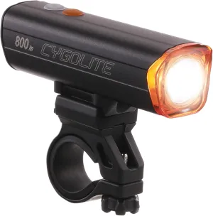 Cygolite Velocity Endurance 800 Lumen Bicycle Light– Anodized Aluminum Alloy- High Run Time–9 Modes– Fine Tunable Brightness-Compact IP67 Waterproof– Hard Mount– USB-C Charge–Road, Mountain, Commute