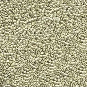DB 1151, Galvanized Semi-Frosted Silver - Miyuki Delica Beads - Size 11 - 5 grams - Japanese Cylinder Seed Beads - Retail & Wholesale