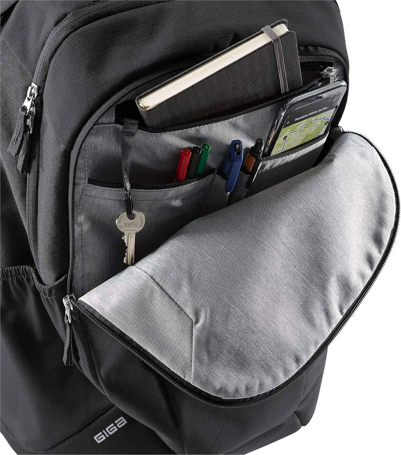 Deuter Giga 28L Backpack for Commuting, Office, and Everyday Use - Black