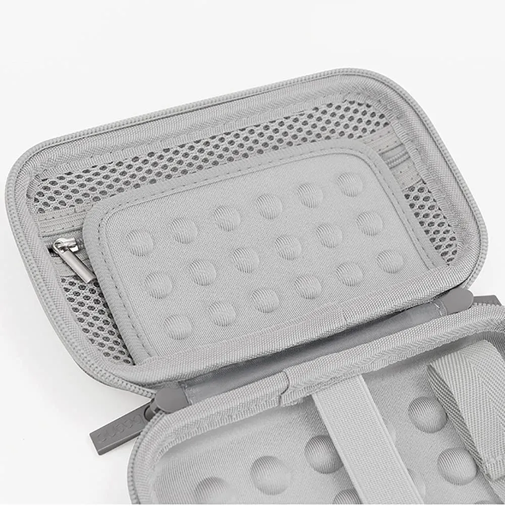 Diabetic Supplies Bag Blood Sugar Test Kit Case Organizer For Blood Glucose Monitor / Meter, Diabetes Test Strips, Lancets, Lancing Device, Insulin Pen, Syringes, Pills, Alcohol Wipe (B-Black, Large)