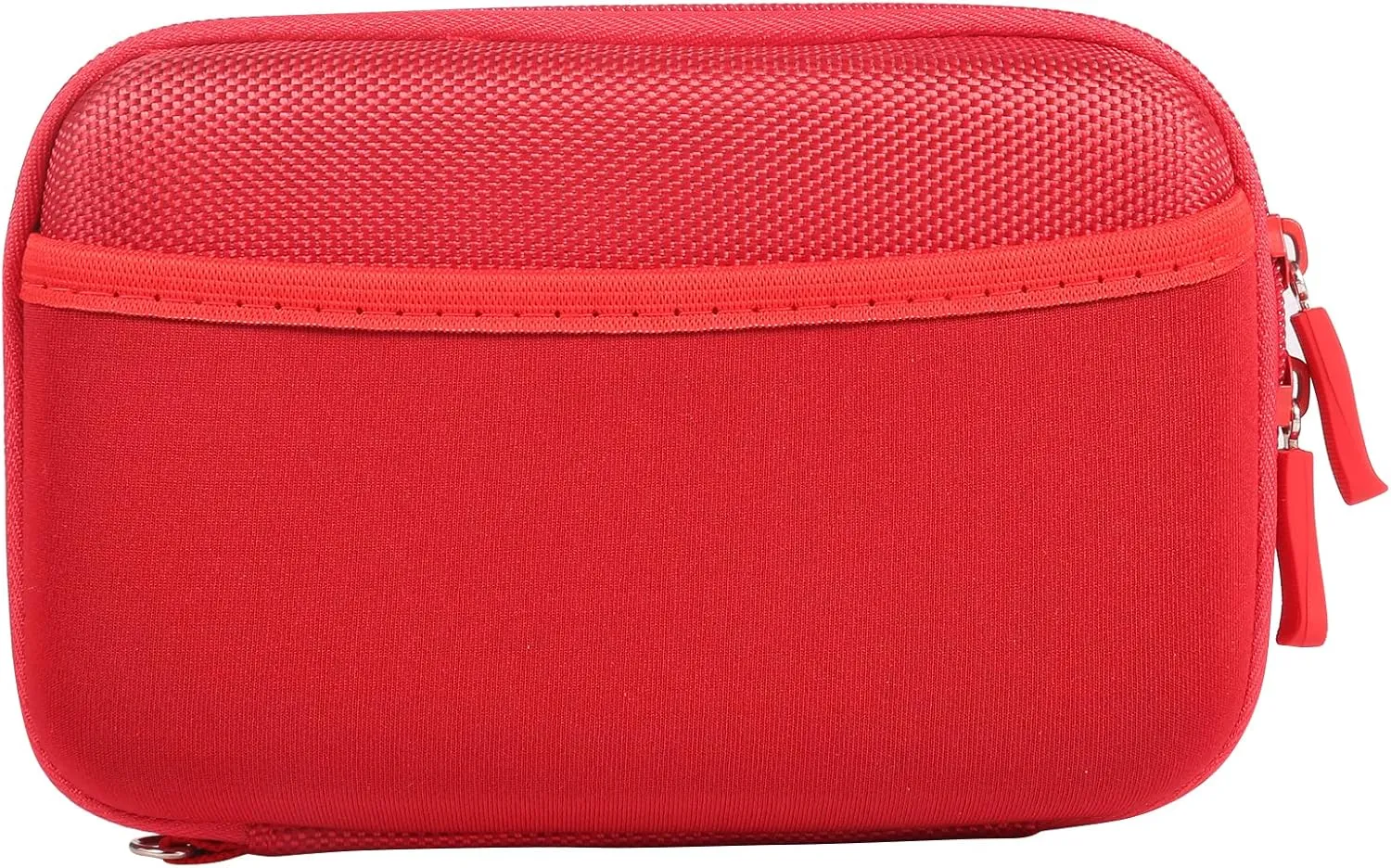 Diabetic Supplies Travel Case Organizer Storage Bag for Glucose Meter, Blood Sugar Test Strips, Lancets, Syringe, Pen Needles, Alcohol Wipes Swabs, Pills, Diabetes Testing Kit Carrying Case (Red)