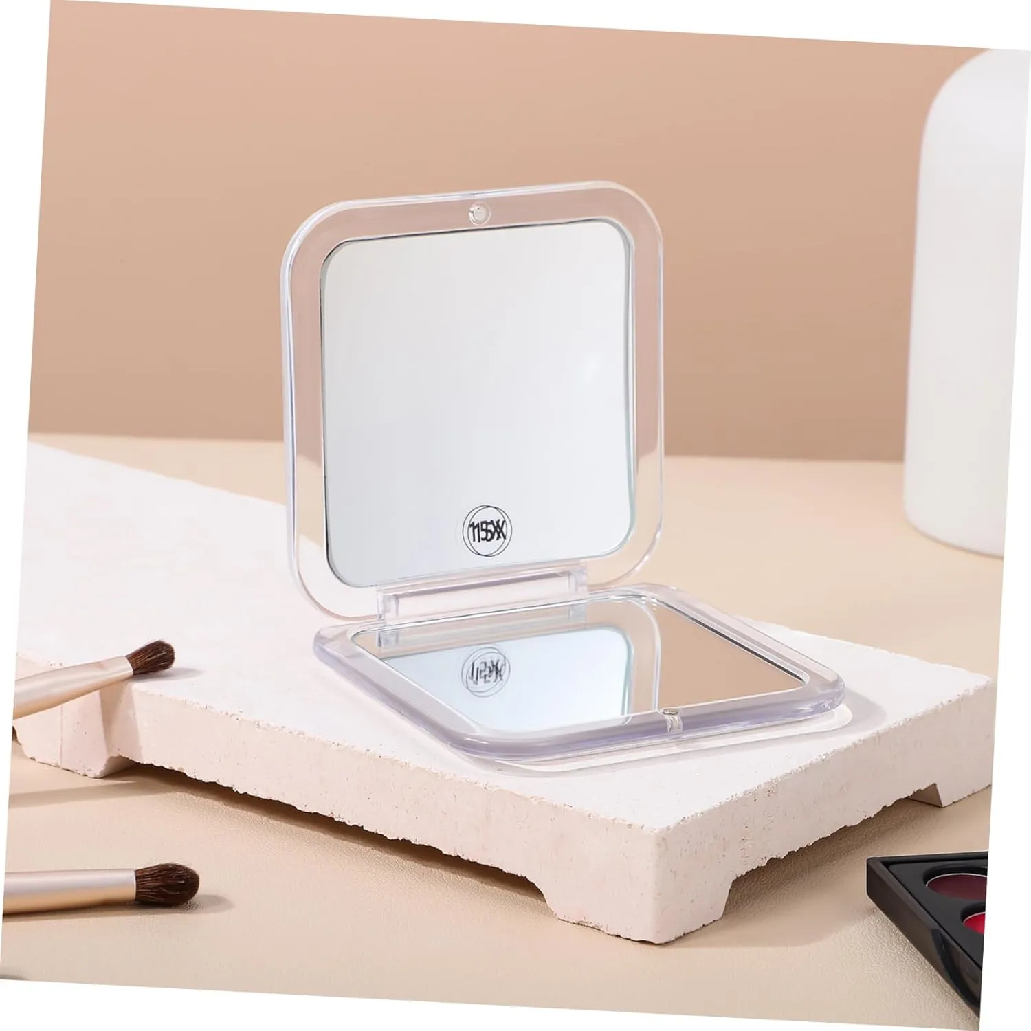 Didiseaon 3pcs Travel Makeup Mirror Tiny Portable Magnifying Small Cosmetic Vintage Compact