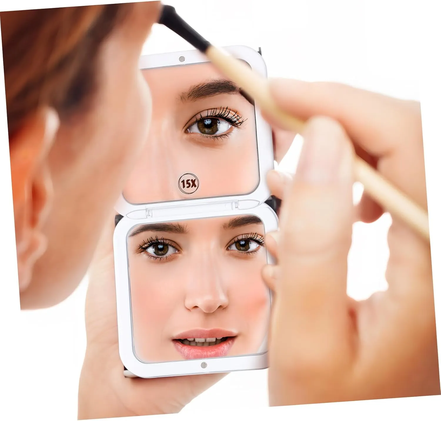 Didiseaon 3pcs Travel Makeup Mirror Tiny Portable Magnifying Small Cosmetic Vintage Compact