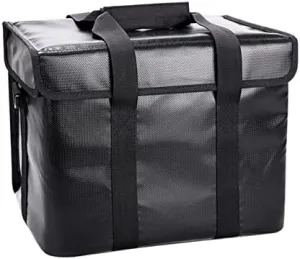 Dioche Fireproof Document Box, Portable Fireproof Bag Fireproof Cash Box with adjustable shoulder strap for better storage and carrying