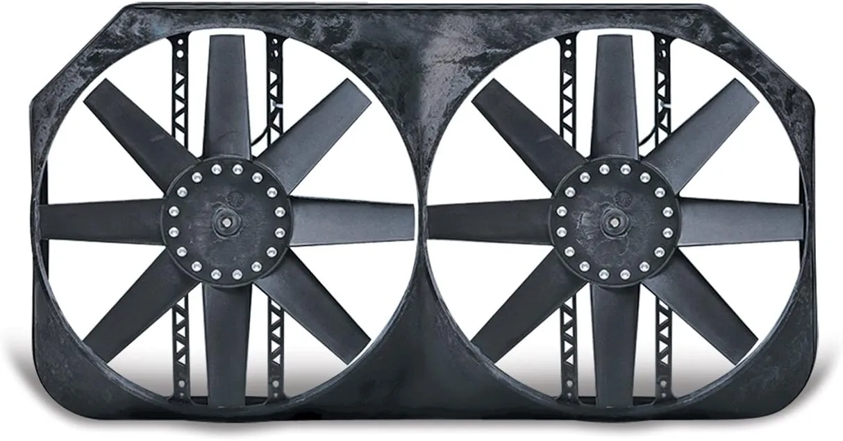 Direct-fit Dual Electric Fan for 1992-1999 Chevrolet Truck with 34-inch Wide Radiator Core (280/116521)
