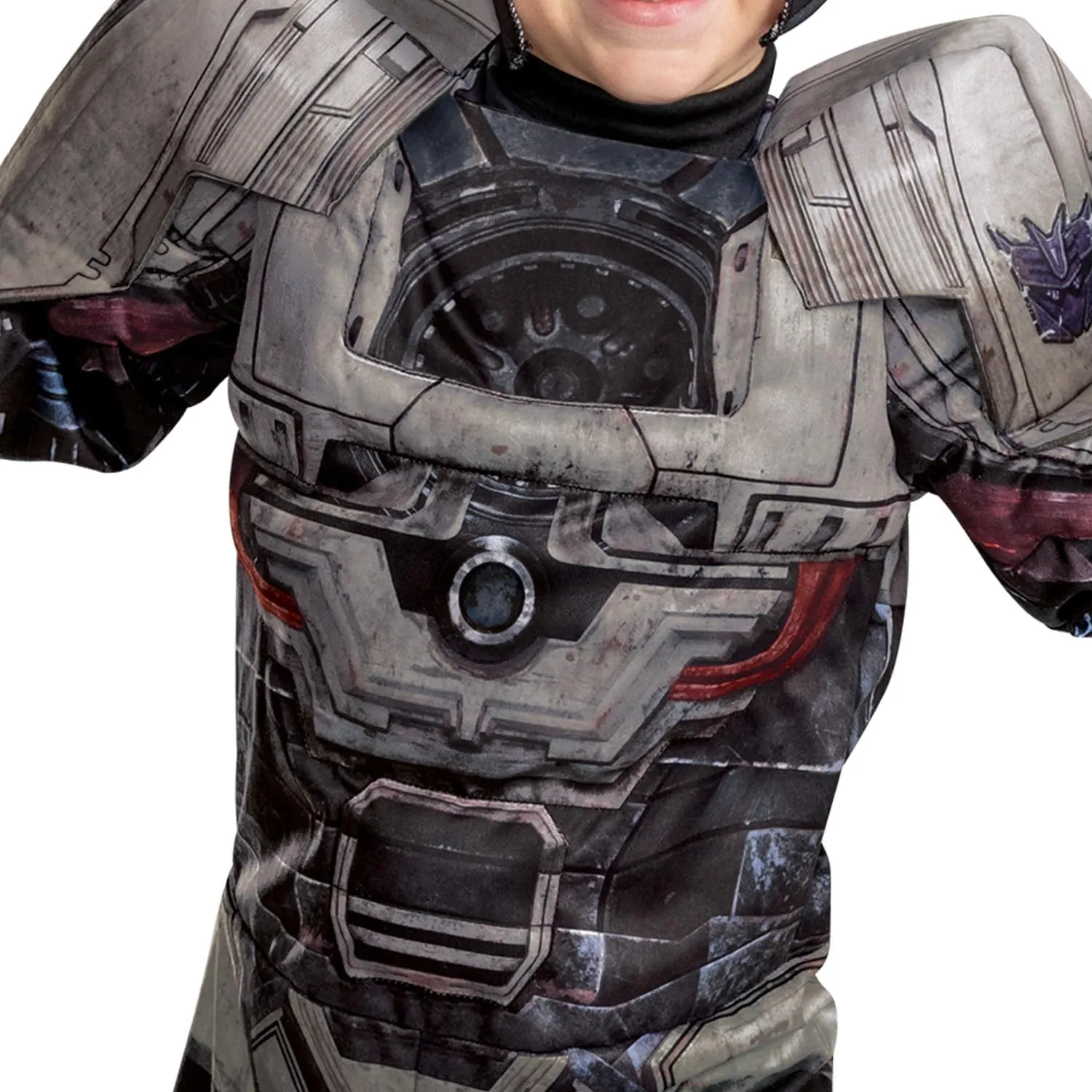 Disguise baby-boys Megatron Transformers One Costume for Toddlers, Official Transformers Animated Movie Muscle Costume