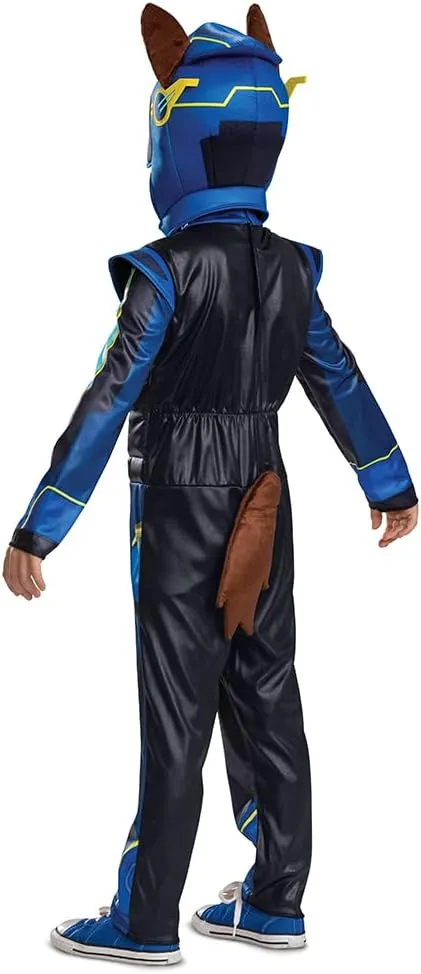 Disguise Chase Deluxe Toddler Costume, Official Paw Patrol Halloween Outfit with Armor and Headpiece for Kids