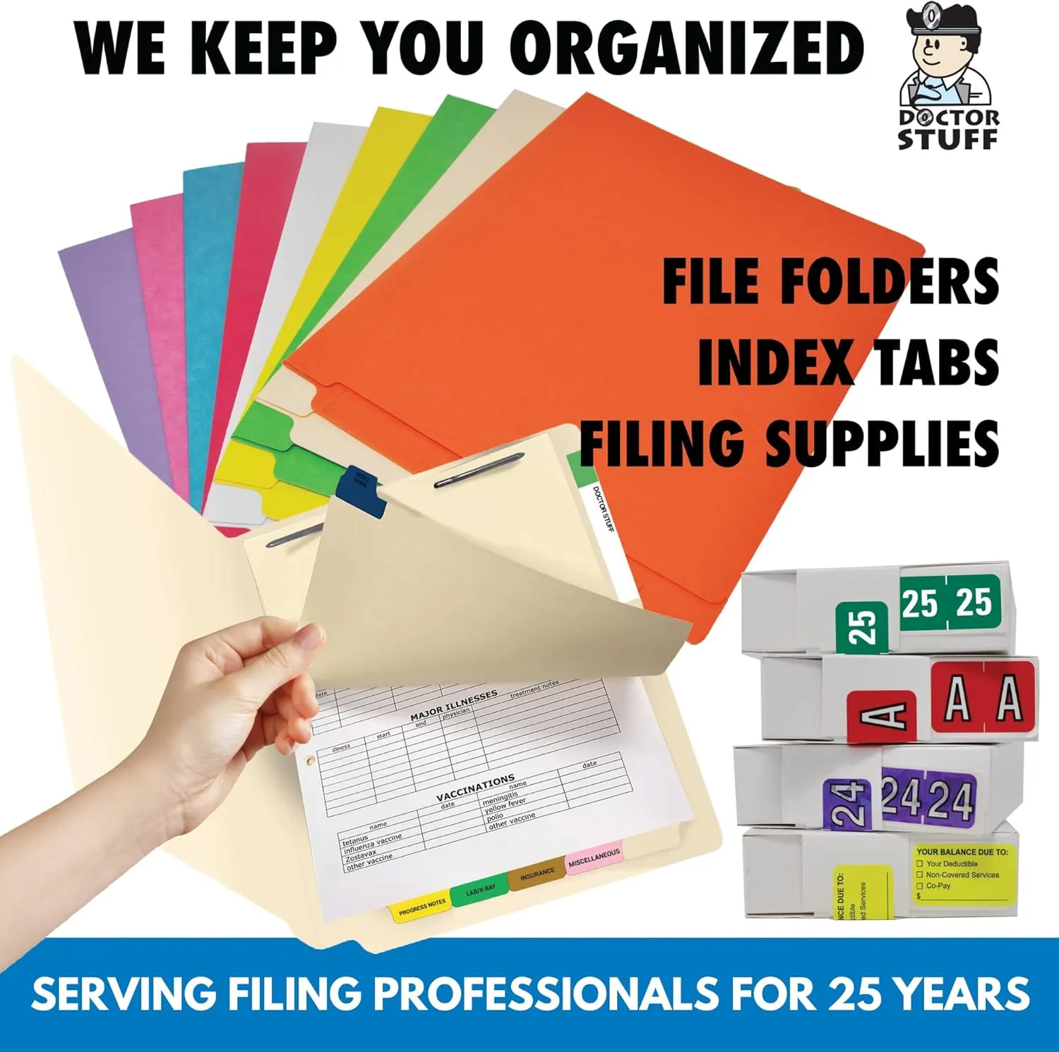 Doctor Stuff - File Folder Labels, Alphabet Letter H, TAB Products - TPAV Series Compatible Alpha Stickers, Lilac, 1" x 1-1/4", 500/Roll