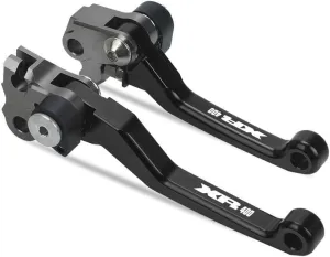 DOUKI for Hon&da XR400 1996 1997 1998 1999 2000 2001 2002 2003 2004 Motocross Dirt Bike CNC Aluminum Brake Clutch Levers Foldable Lever Motorcycle Pivot Lever Lever (Color : Black)