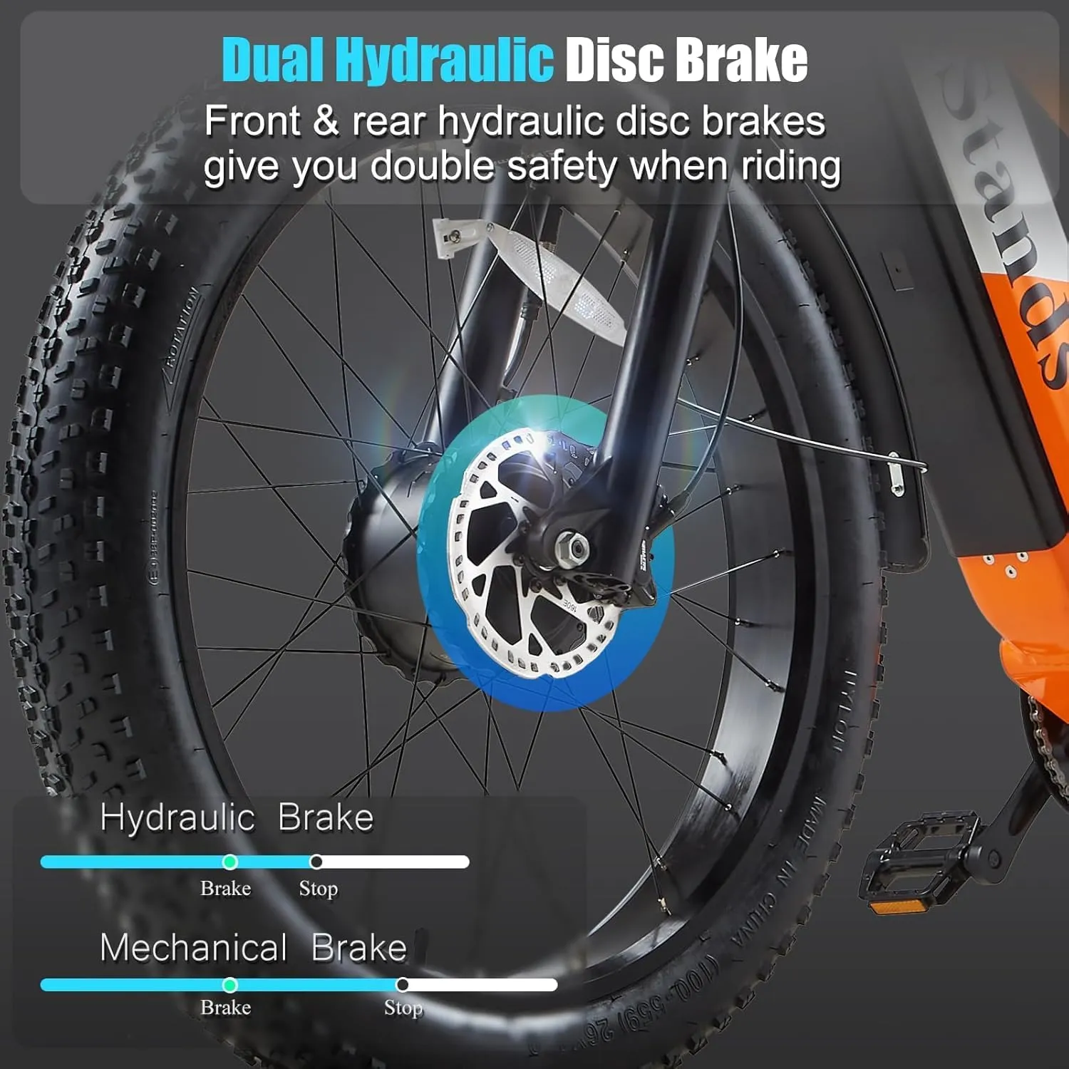 Dual Motor 2000W/1000W Electric Bike for Adult 48V 30AH/20Ah Removable Battery Up to &120 Miles Long Range 26"Fat Tire Off Road Mountain Full Suspension Electric Bicycle,Adjustable Stem,UL Certified