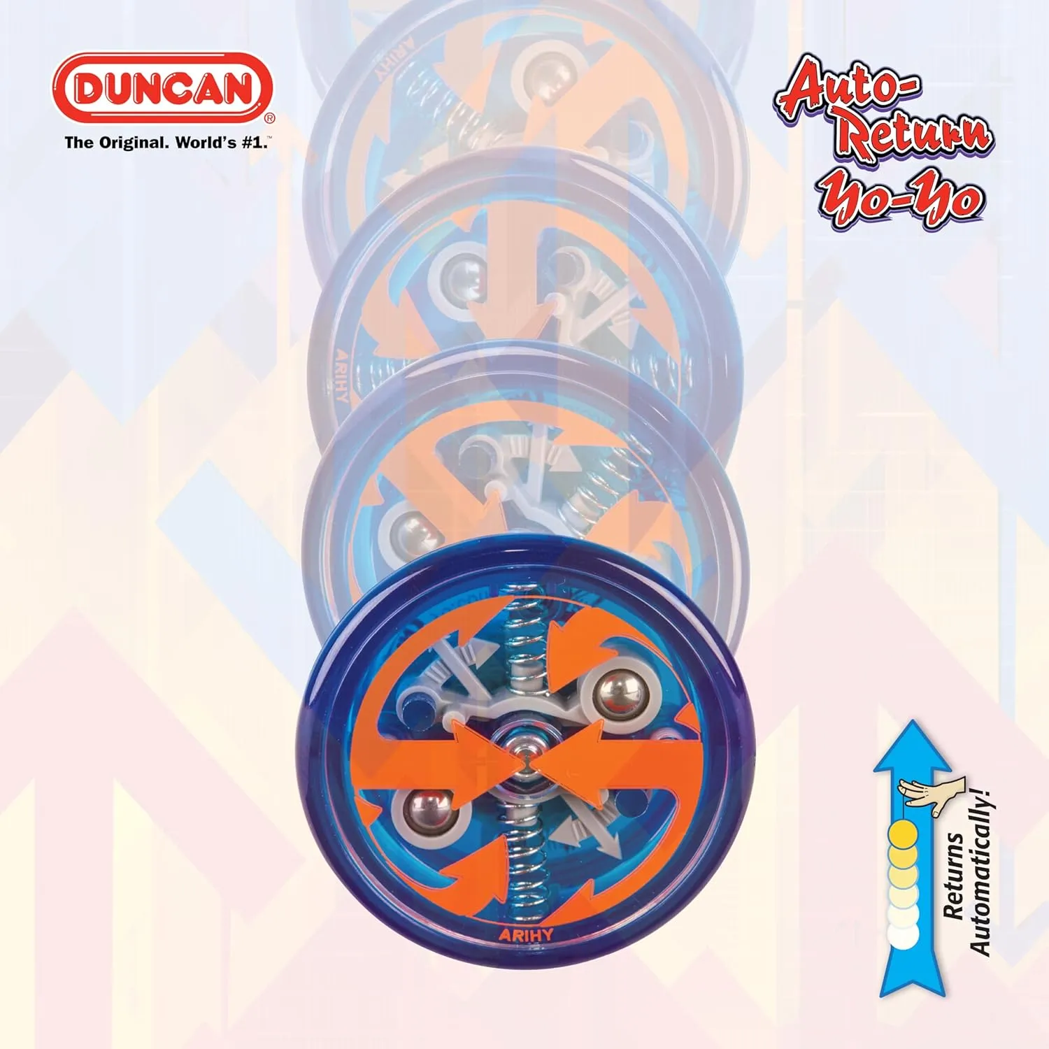 Duncan Toys Reflex Auto Return Yo-Yo, Beginner String Trick Yo-Yo, Blue