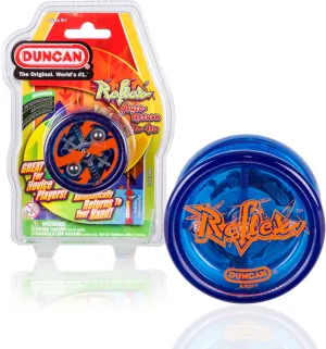 Duncan Toys Reflex Auto Return Yo-Yo, Beginner String Trick Yo-Yo, Blue