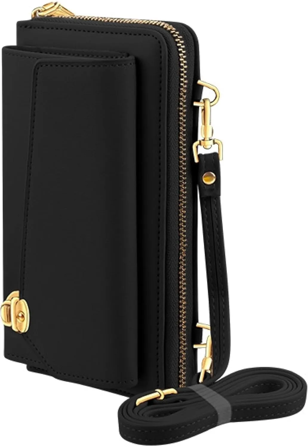 eBigValue Women's Crossbody Wallet with Phone Holder, Compact Purse with Card Slots, Versatile Bag for Shopping or Errands