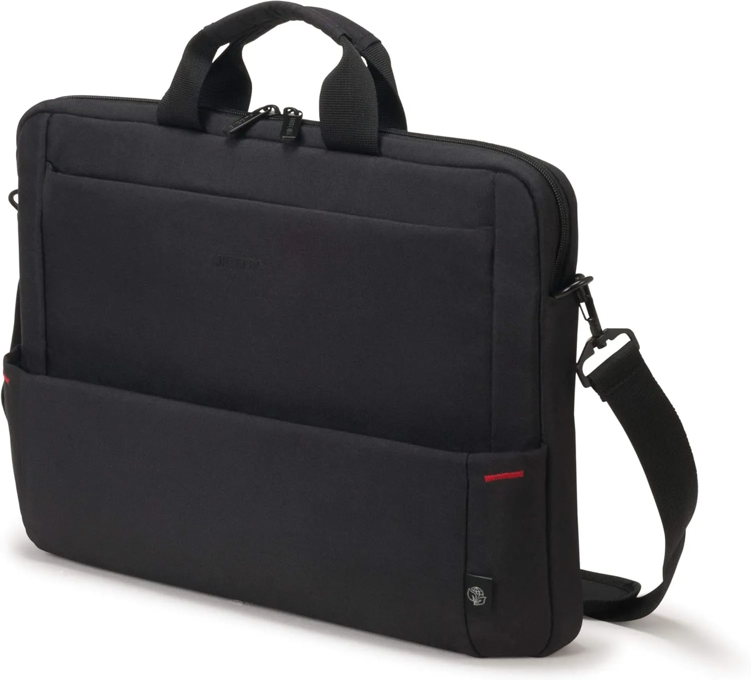 Eco Slim Case Plus Base 13-15.6 - Functional Laptop case with Lots of Storage Space, Black