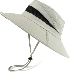 EINSKEY Waterproof Sun Hat for Men Women, UPF 50  UV Protection Wide Brim Packable Hat for Fishing Hiking Garden Safari Beach