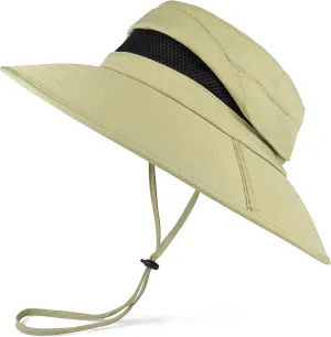 EINSKEY Waterproof Sun Hat for Men Women, UPF 50  UV Protection Wide Brim Packable Hat for Fishing Hiking Garden Safari Beach