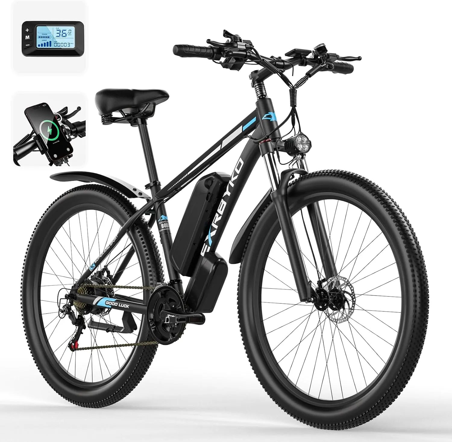 Electric Bike for Adults, 29" 1500W Peak Max 36MPH 840WH Electric Mountain Bike, 80 Miles Ebike 21-Speed Gears, IP7 Waterproof E Bicycle E Bike for Commuter