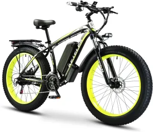 Electric Bike for Adults with 1000/2000W Peak Motor, 48V 15/23Ah Battery Electric Mountain Bike, 26 x 4'' Fat Tire Ebike, 28/31MPH Speed, Cruise Control, LCD Display, UL 2849 Certified