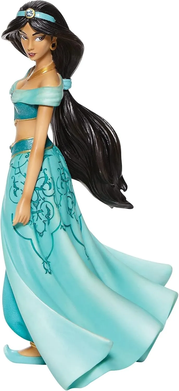 Enesco Disney Showcase Couture de Force Aladdin Jasmine Stylized Figurine, 8.27 Inch, Multicolor