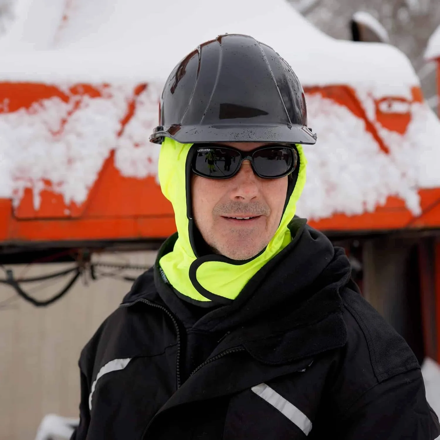 Ergodyne N-Ferno 6842 Winter Hard Hat Liner - 2-Layer, Fleece-Lined, Polyester Shell, Shoulder Length