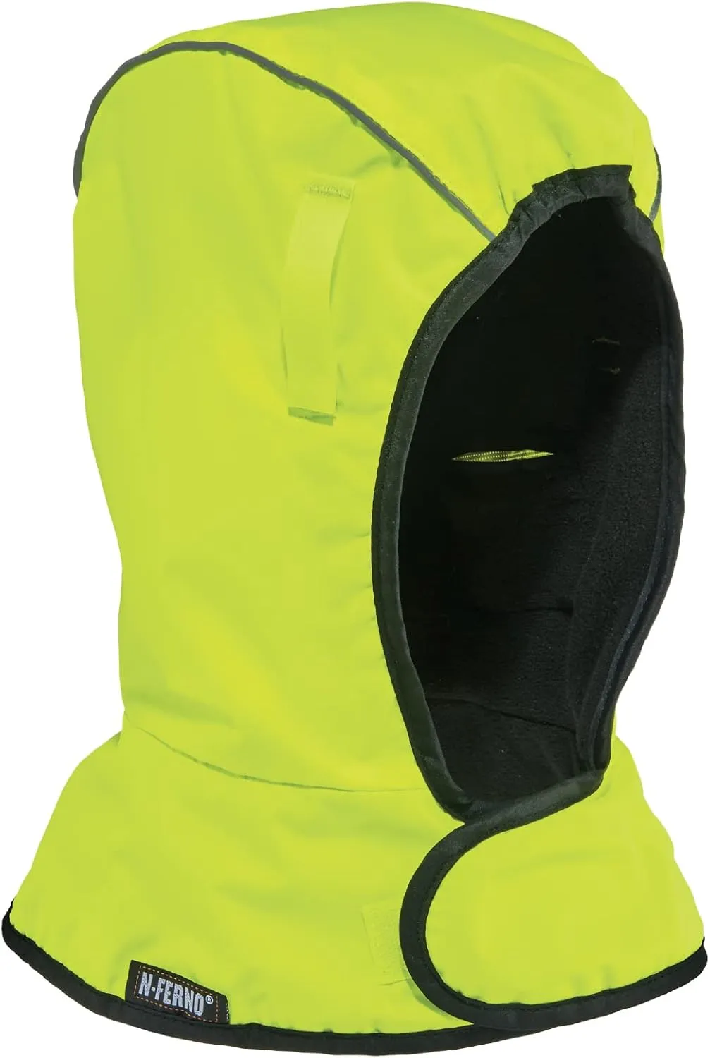 Ergodyne N-Ferno 6842 Winter Hard Hat Liner - 2-Layer, Fleece-Lined, Polyester Shell, Shoulder Length