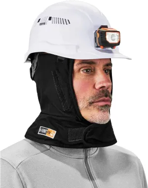 Ergodyne Winter Hard Hat Liner, FR Rated, Thermal Fleece Lining, Shoulder Length, N-Ferno 6882, Factory