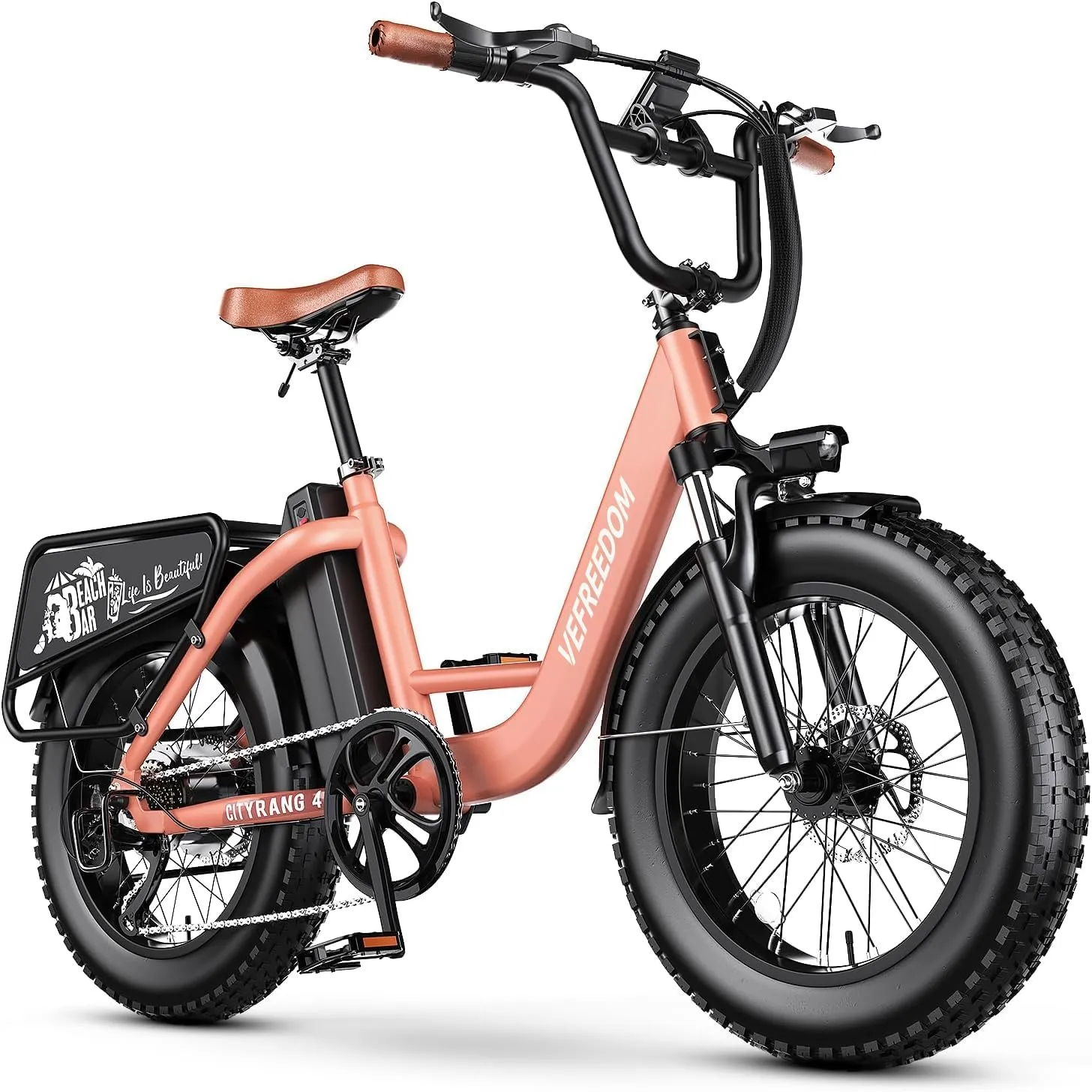 EUY Electric Bike for Adults with Peak 1500W Motor, 48V 20Ah Removable Battery Fast Ebike,Max 70Miles & 30MPH,20" x4.0 Fat Tire Commuting Electric Mountain Bike,7-Speed, Step-Thru Bicycle