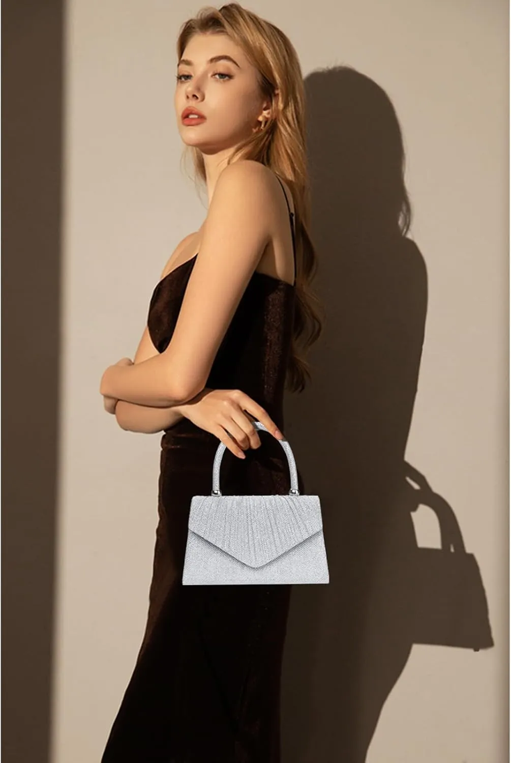 Evening Bag Sparkly Clutch Purses for Women Wedding Party Women's Shoulder Bag Crossbody Handbags