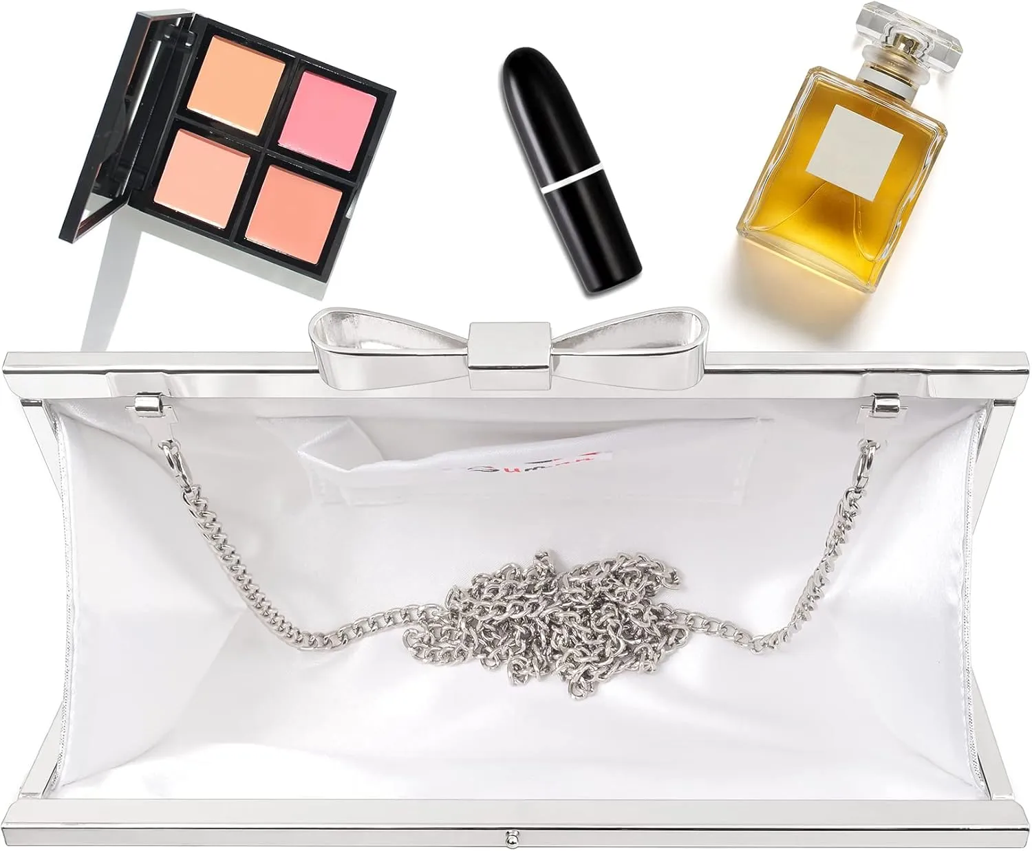 Evening Clutch Bag Cocktail Prom Sparkly Rhinestone Crystal Bride and Bridesmaid Wedding Party Formal Purses for Women