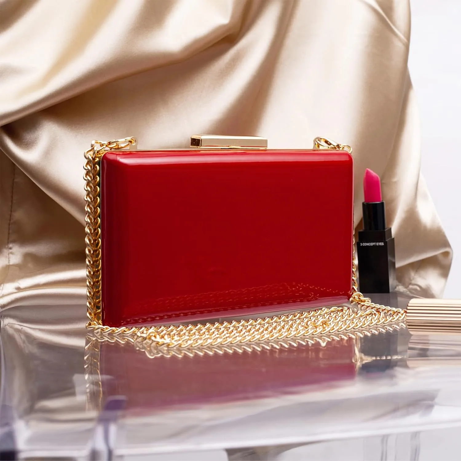 Evening Purse - Small Clutch Purses for Women Wedding and Party, Women's Formal Evening Bag