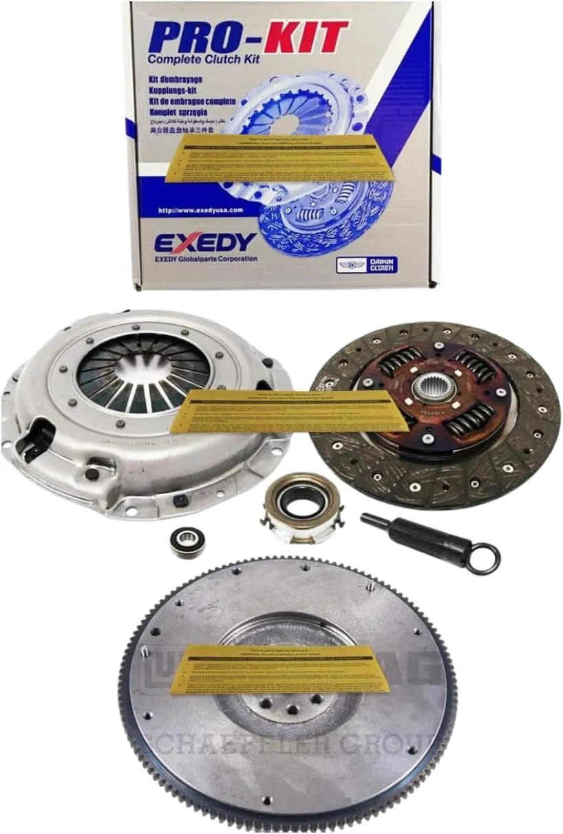 Exedy Clutch Kit And EFT 167806 Flywheel For 1998-2010 Subaru Baja and Forester With EJ25 Non Turbo Engine - OEM Replacement Kit - Enhanced Performance and Reliability -12 Month Brand Warranty