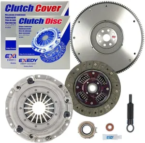 Exedy Clutch Kit KSB04 with ClutchMaxPRO Flywheel Replacement for Forester Impreza Legacy Outback Crosstrek Baja XV Crosstrek Saab 9-2X 2.0L 2.5L EJ251 EJ252 EJ253 FB20 FB25 (CPKSB04-FW167806-EK)