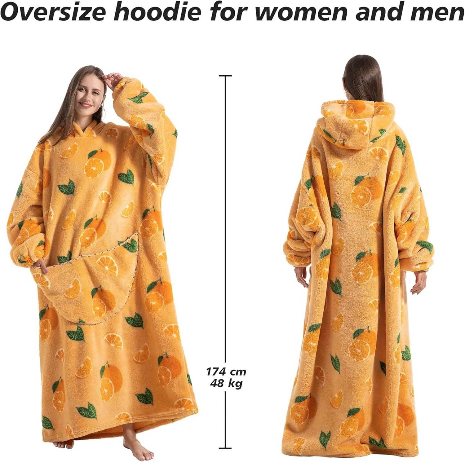 Extra Long Blanket Hoodie Oversized Hoodie Blanket Long Wearable Blanket Hoodie for Adults Snuggle Blankets