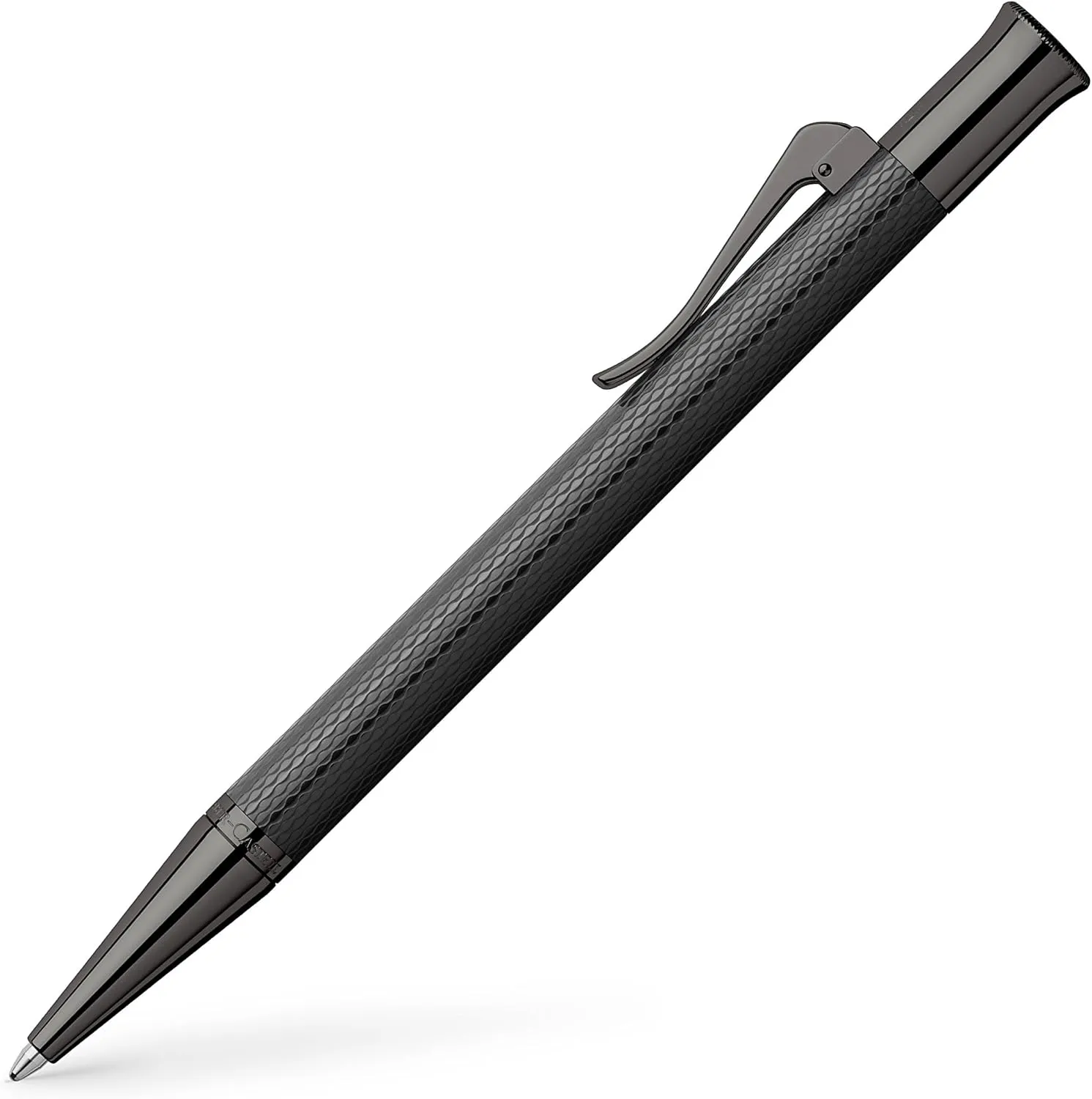 Faber-Castell GRAF von Ballpoint Pen Guilloche - All Black