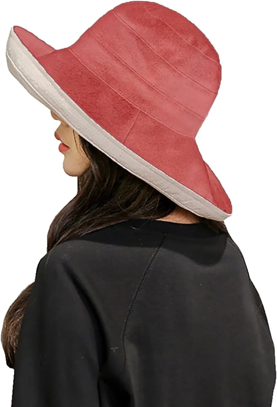 FaroDor Women's Reversible Bucket Hat UV Protection Packable Travel Cap Wide Brim Sun Hats